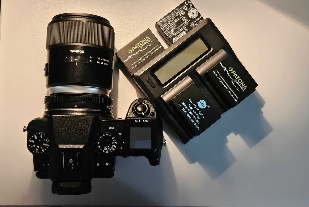 Fujifilm GFX 50S + Tamrron 45mm f1.8 + Viltrox EF-GFX Pro