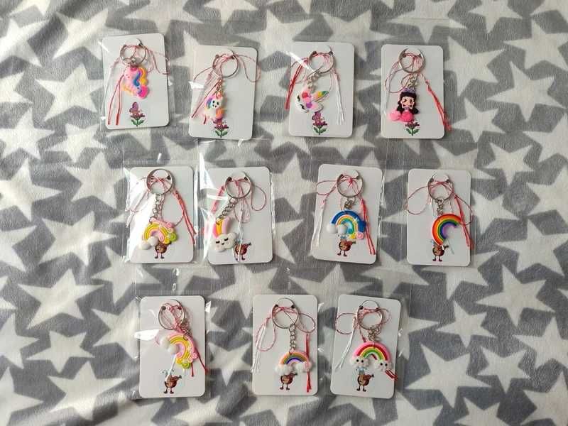 Lot 10+11 martisoare brose+brelocuri