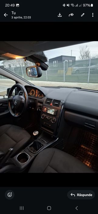 Mercedes A150 facelift benzina an 2009 unic proprietar Ro
