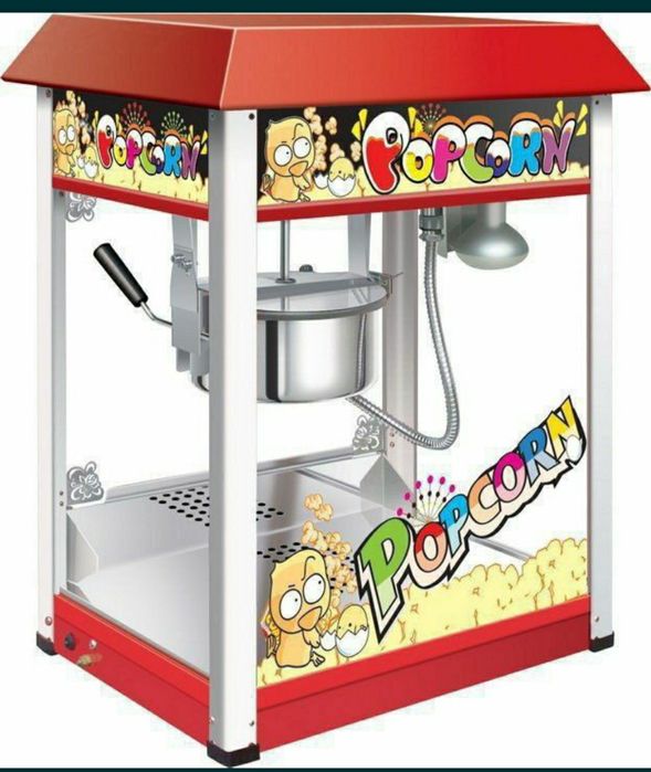 Pokorin pokorim Popcorn aparat 
220w da ishlidi Optim narxlarda