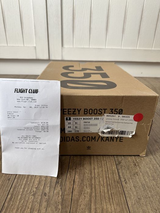 Adidas Yeezy 350 sesame