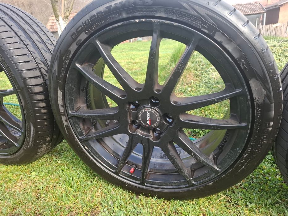 JANTE ALUTEC r18 cu cauciucuri de vara aproape noi