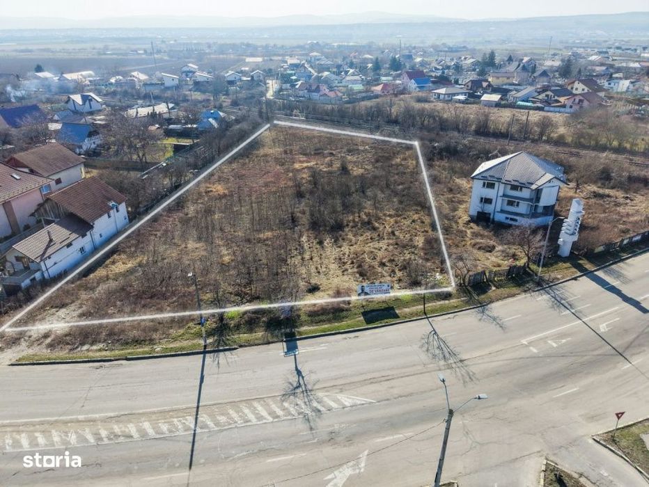 Teren 4,818 mp la strada principala in Gheraiesti Bacau