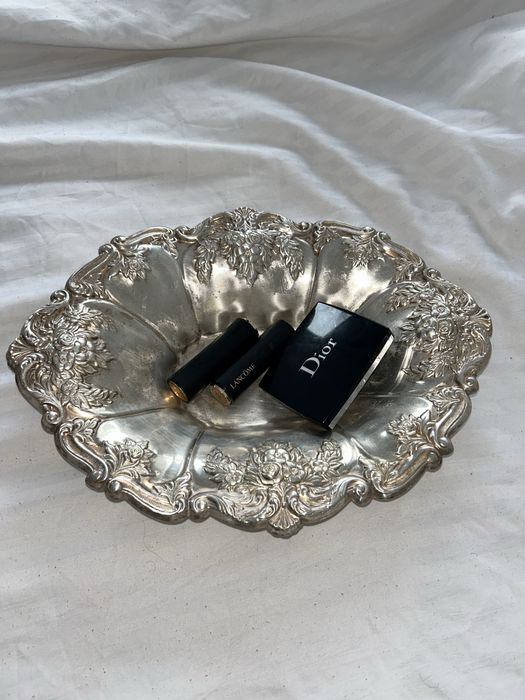 Bol fructiera alpaca argintata