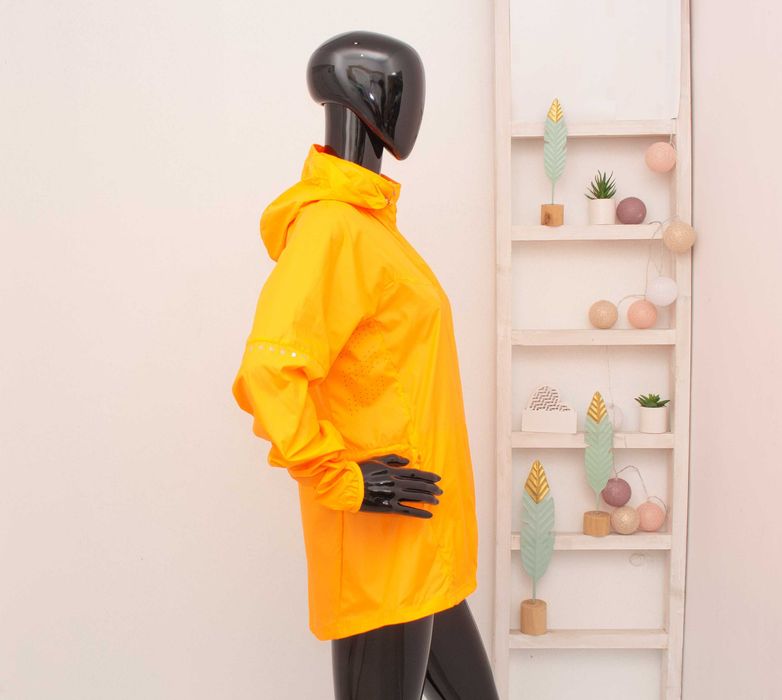 Nike оригинално дамско яке оранжево с качулка ветровка горница L