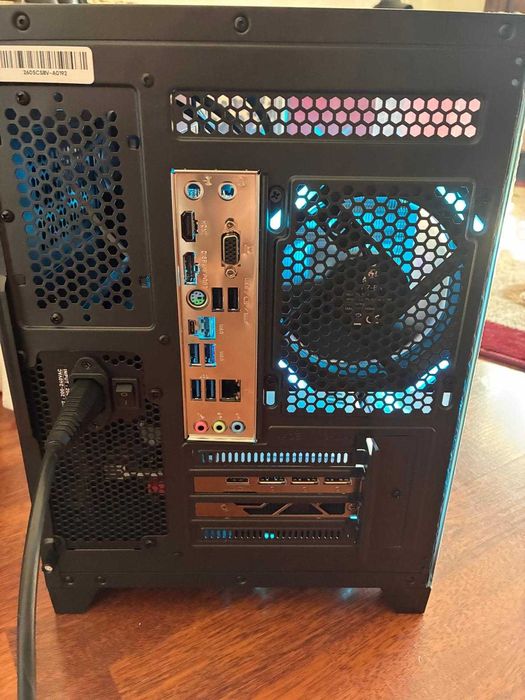 PC Gaming Ryzen 5 5600, ASUS A520M pro4, MSI rtx 5060, 16GB DDR4, SSD 500GB - NOU Sigilat