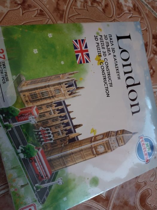 Триизмерен 3Д Пъзел Биг Бен Лондон