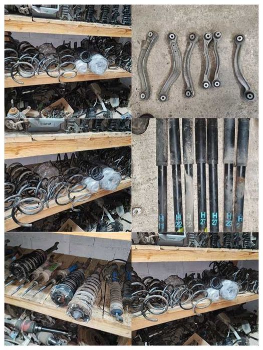 Окачване - амортисьори пружини носачи щанги шенкели от Мерцедес