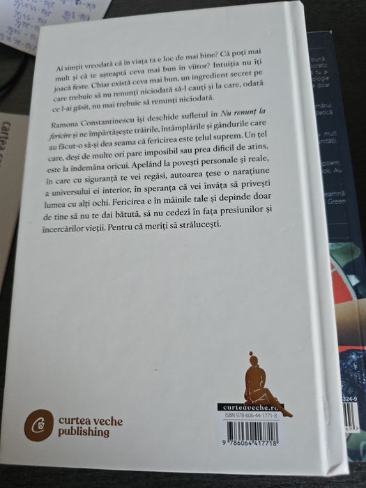 Cartea "Nu renunţ la fericire"
