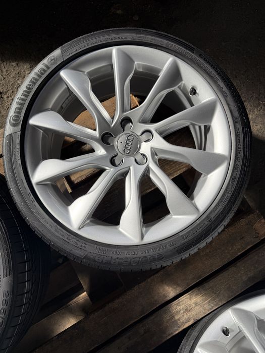 Jante NOI originale Audi A5/S5 A6/S6 cu anvelope vara noi Continental 255/35 R19