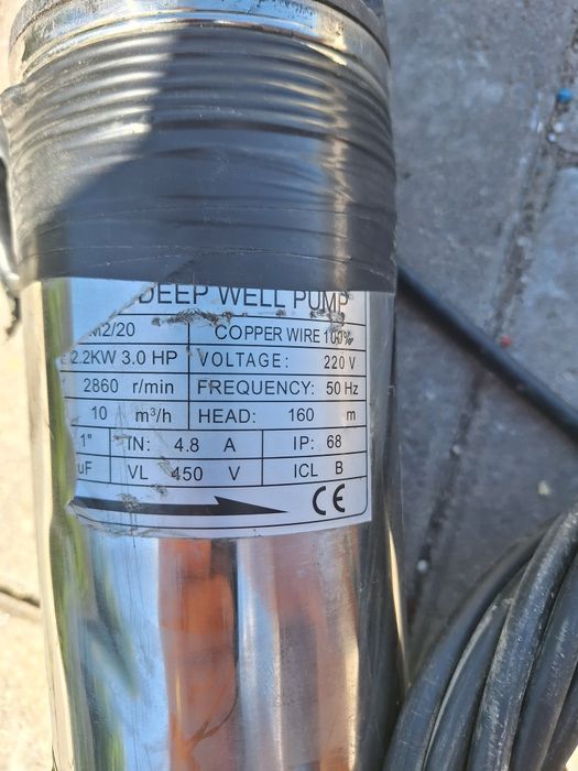 Pompa sumersibila de mare adancime