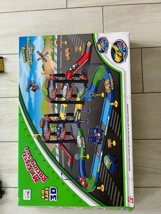Паркинг игра, път за коли, играчка, 3D My First Racing Set, игри деца