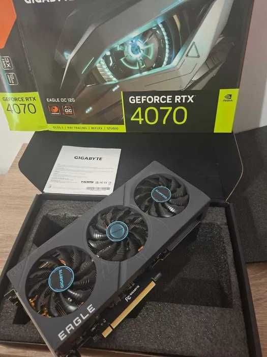 placa video gigabyte rtx 4070 12gb la cutie factura si garantie