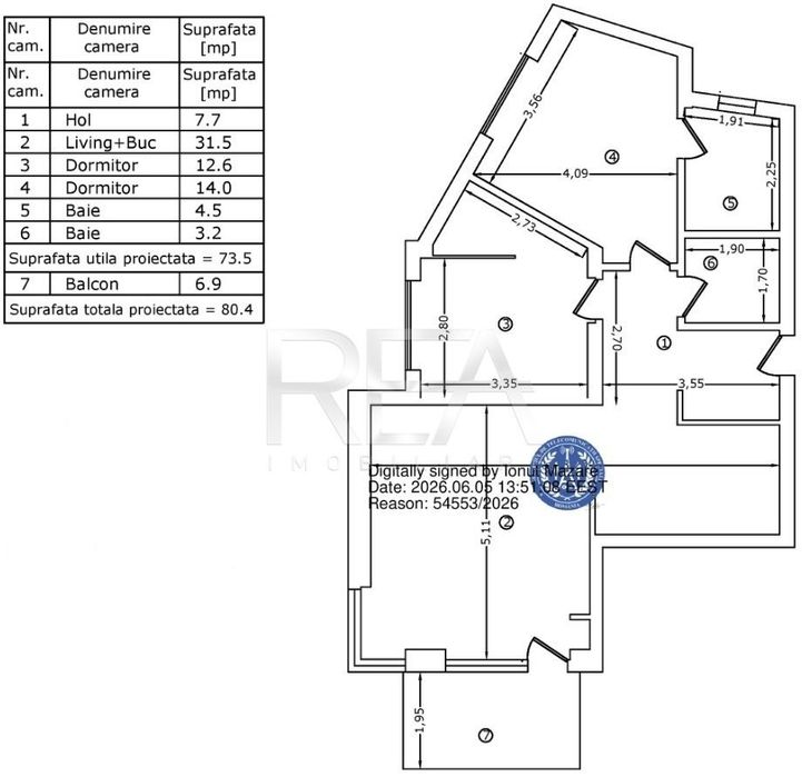 3 camere cu finisaje la alegere in Mosilor - Ultracentral