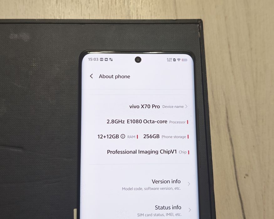 Като нов Vivo X70 Pro 12 GB 256 GB