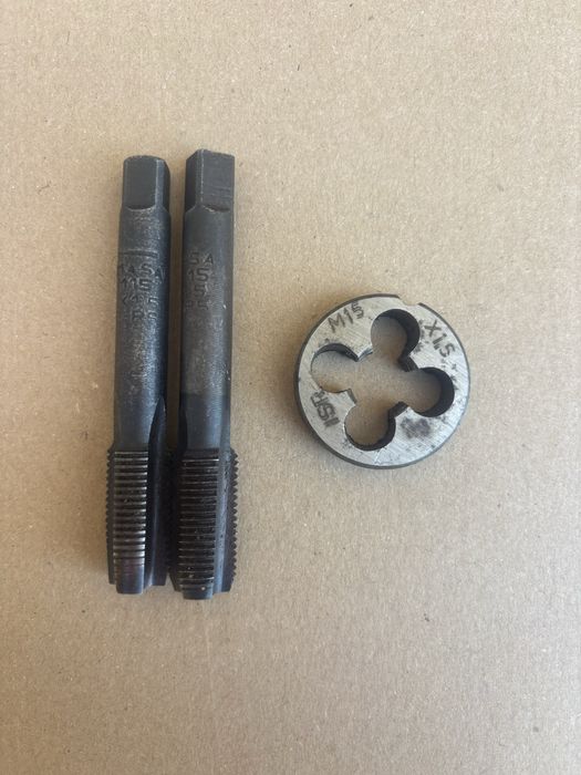 Filiere m12x1,25 m12x1,5 tarod m10x1