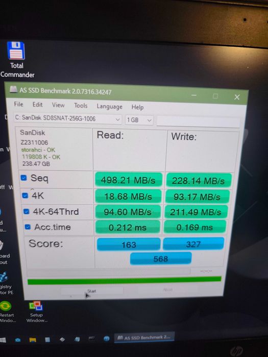 SSD SanDisk Z400s 256GB M.2 SATA 2280 – Testat