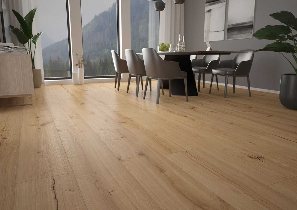 Pardoseala - Parchet SPC Herringbone Silent