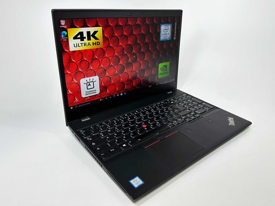 Laptop Lenovo T580 i7 32gb 256gb ssd 15.6 inch Nvidia 4K Garantie 1 an