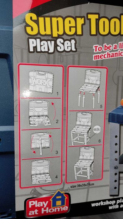 НОВО - Детската работна маса M-Toys Малкият майстор 2 in 1