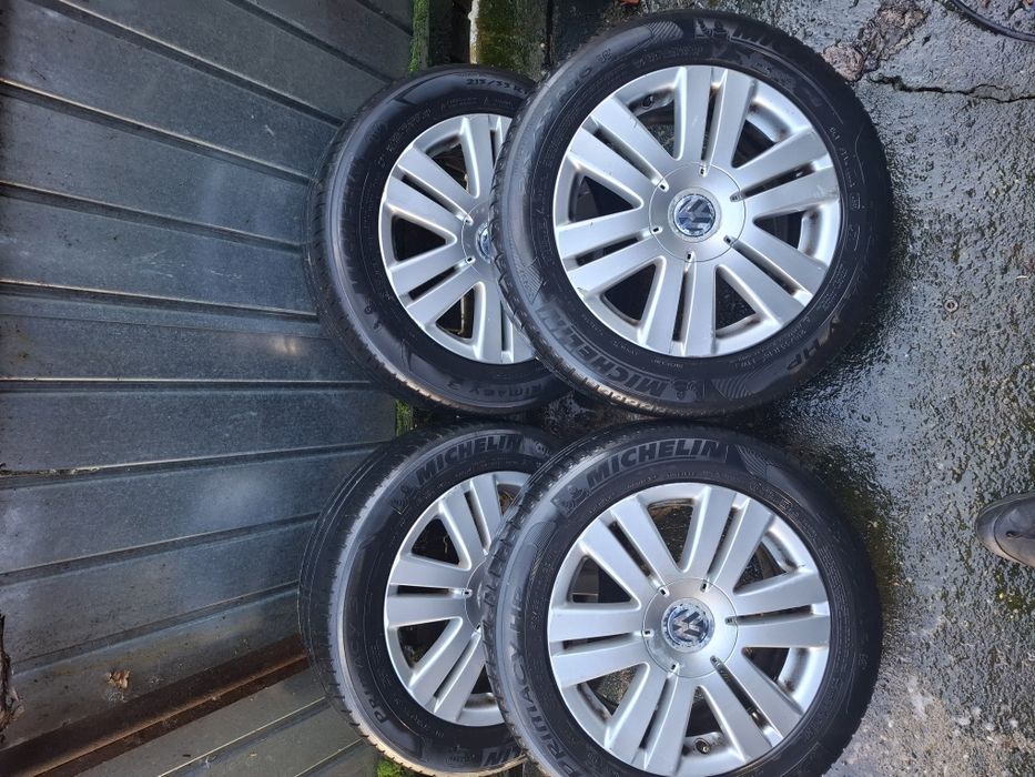 Jante de aluminiu originale VW Passat B8 R16 cu cauciucuri de vară