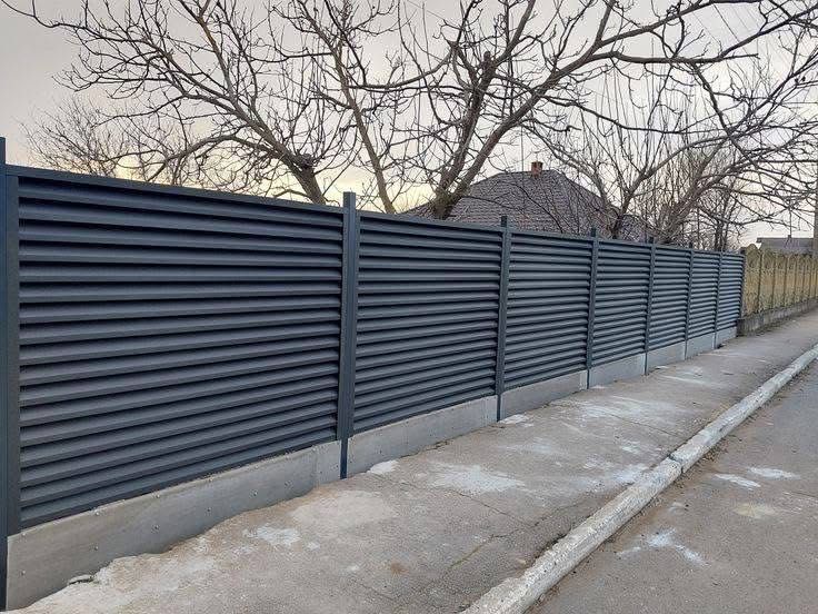 Метални огради тип щора ламелни огради