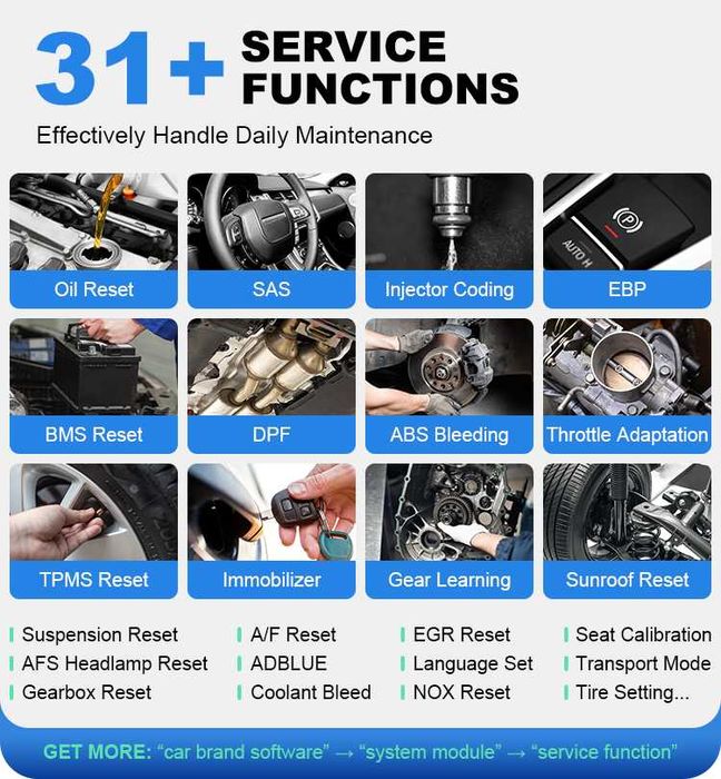 Autel MaxiCom MK906BT PRO2 TS Wireless Noul Tester auto in Romana TPMS