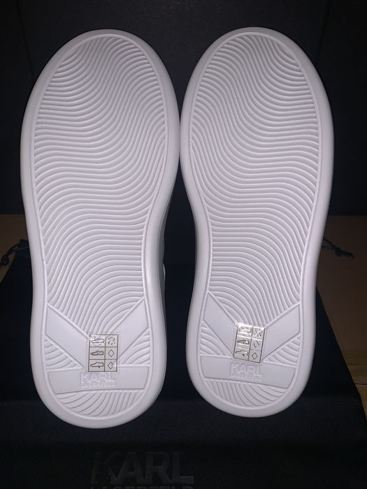 Sneakers Karl Lagerfeld White Lthr & W/Pink