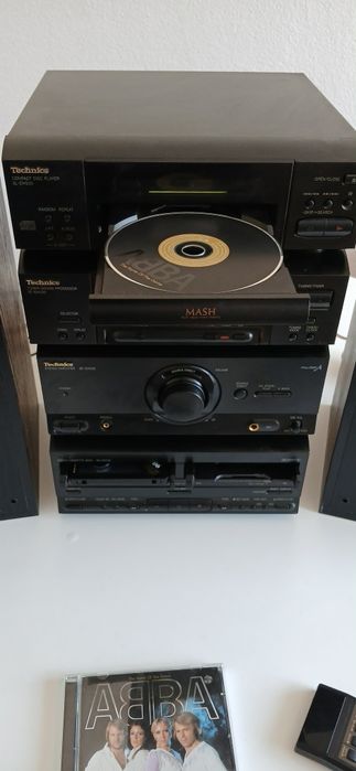 Technics Hi-Fi кула — 4 компонента + тонколони Jamo Harmony 20