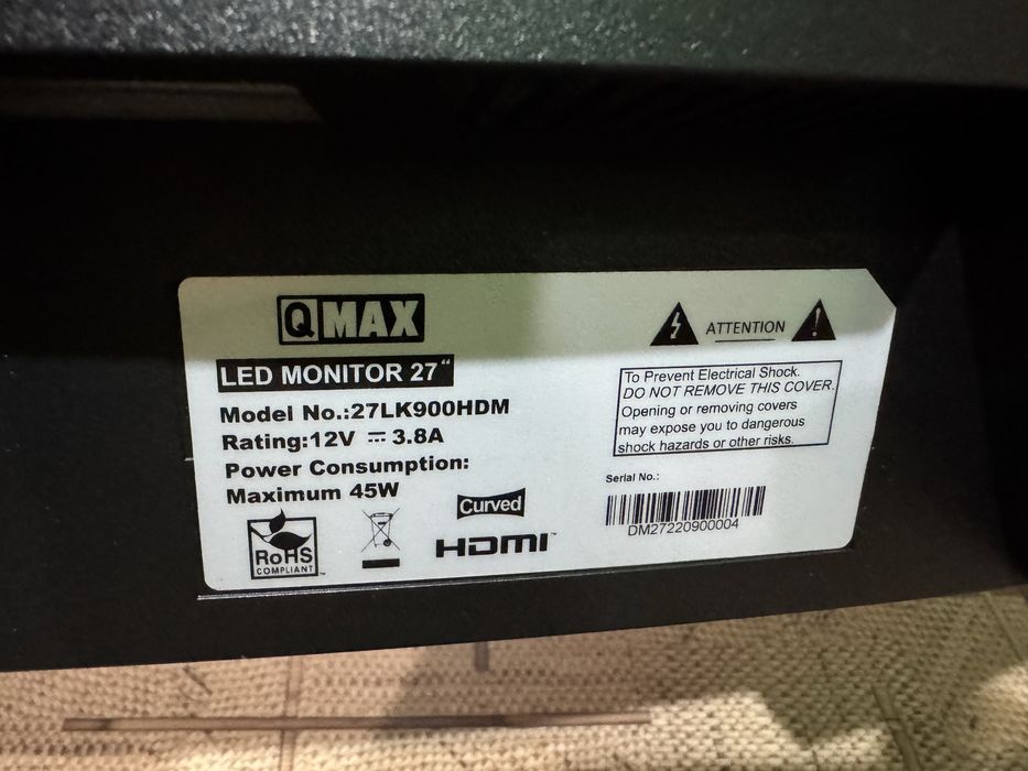 Монитор 27 дюймов