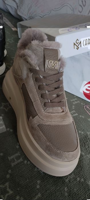 Зимние кеды натуралка