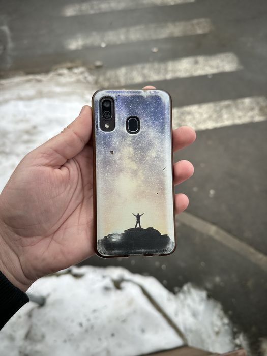 Samsung Galaxy A40 dual sim negru  Husa