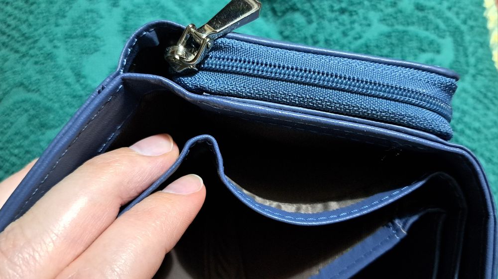 Кошелёк темно синий