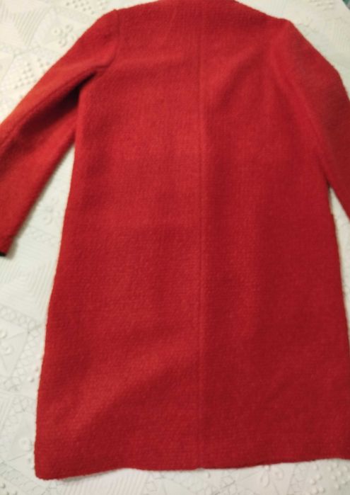 Червено палто ZARA Trafaluc –  размер L - XL