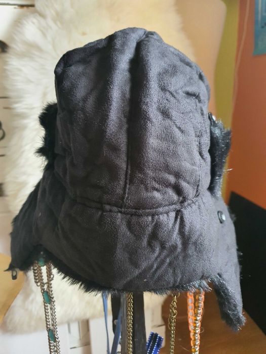 Caciula cu urechi din blana artificiala marimea 60