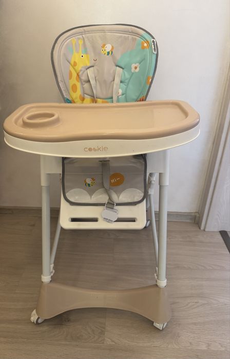 Chipolino Cookie детско столче за хранене жираф 2019