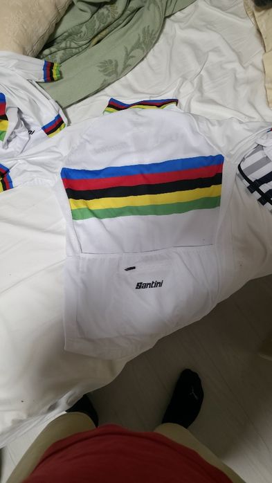 Tricou ciclism Santini nou