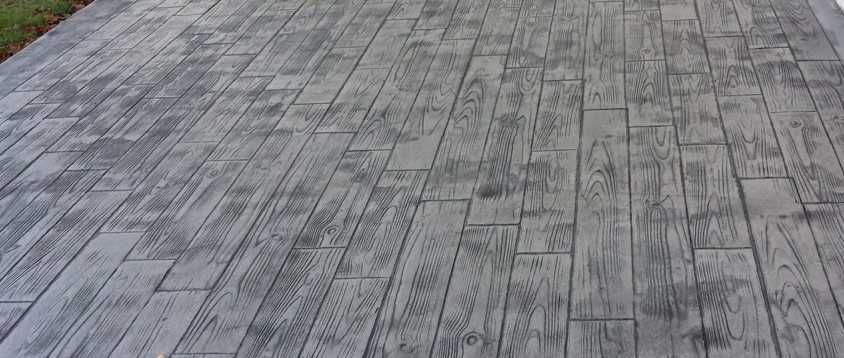 Pavaj din beton amprentat