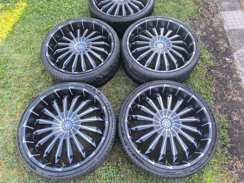 24 цола джанти Scarlet SW5 с летни гуми за BMW RANGE ROVER Chevrolet