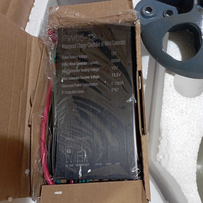 вятърна турбина 500W,12V-нова