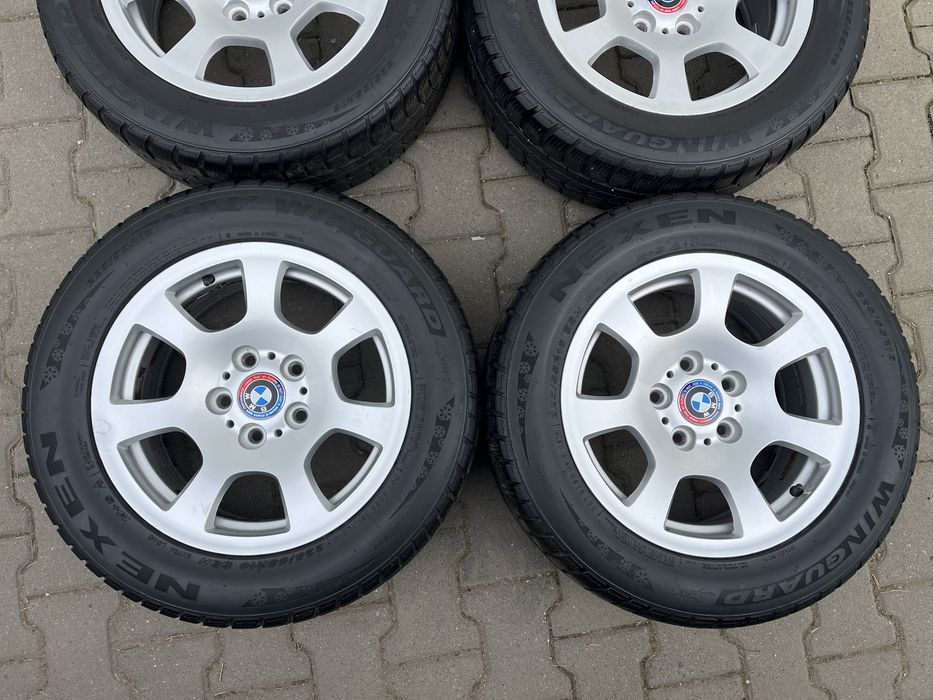 Jante aliaj 5x120mm,  anvelope 225/55 R16, BMW E60, E61, E90, F30, F31