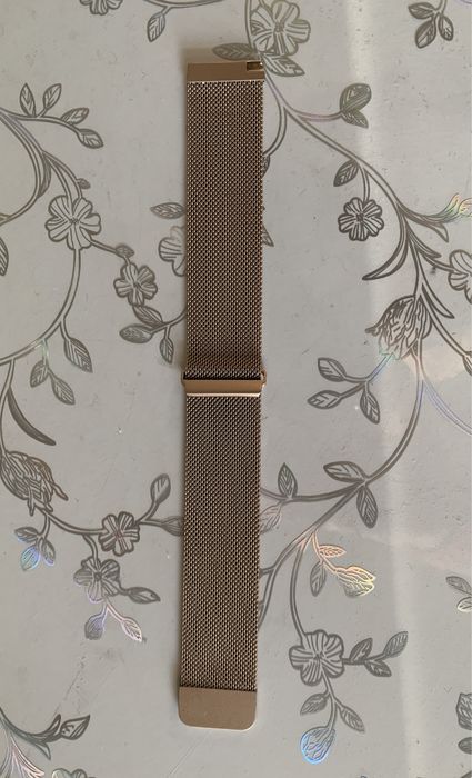 Curea milaneze inox roz 22 mm