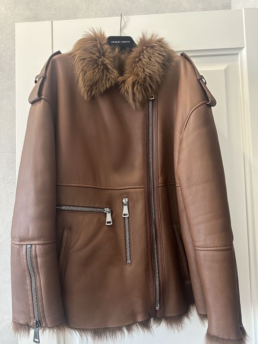 Натуральная дубленка,модель авиатор