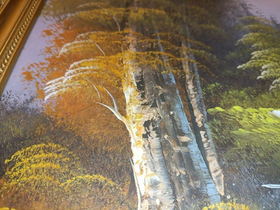 Tablou Pictat "Drumul Spre o Aventură Nouă în Natură" Anul 1998