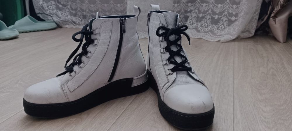 Сапоги натуральная кожа и мех