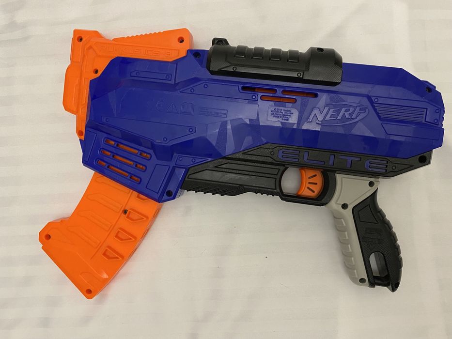 бластер nerf elite rukkus ics-8
