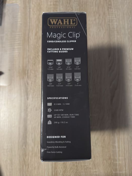 Оригинална машинка за постригване Wahl Magic Clip Cordless с кутия