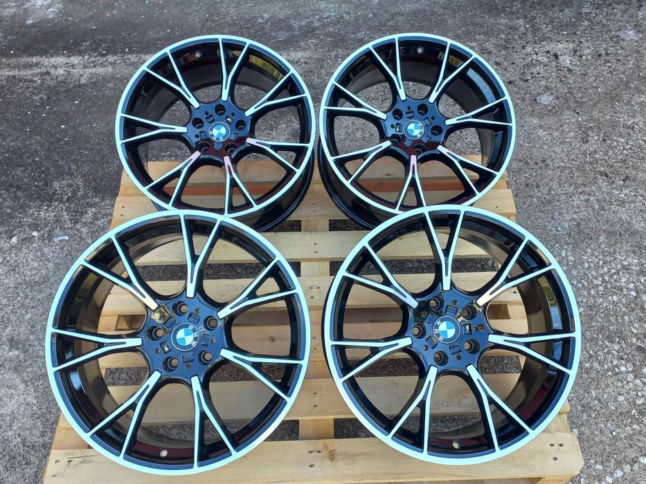 19.Bmw 5x120 Style 789M.Bicolour Jet Black Diamond cut.1 3 4 5 6 7 Er.