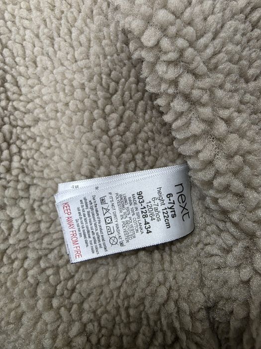 Geaca cu blana de blugi Next 6-7ani