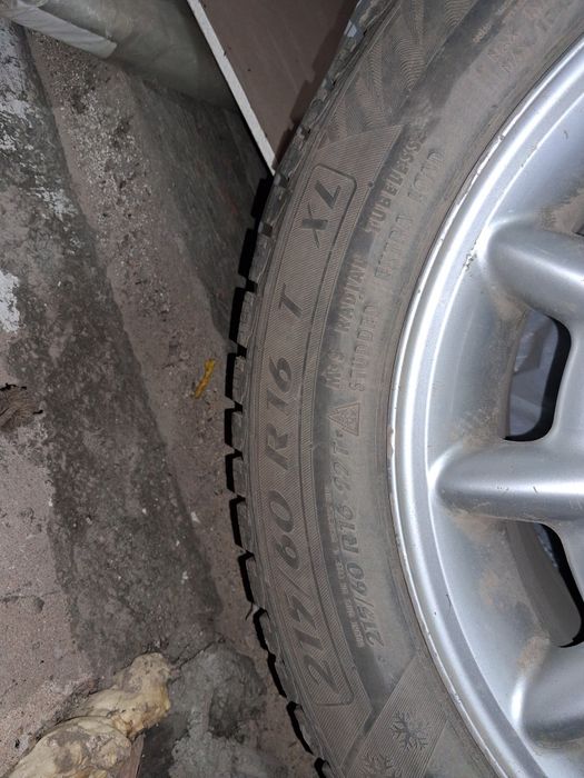 Диски с шинами на Mersedes